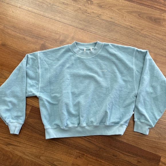 Madhappy Tops - Madhappy Cropped Reverse Weave Crewneck Sweatshirt